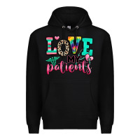 Black love my patients nurse Premium Hoodie - RanaPortraitStore