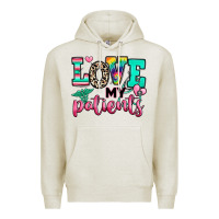Oatmeal Heather love my patients nurse Premium Hoodie - RanaPortraitStore
