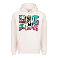 Pale Pink love my patients nurse Premium Hoodie - RanaPortraitStore