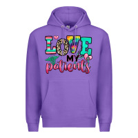 Purple love my patients nurse Premium Hoodie - RanaPortraitStore