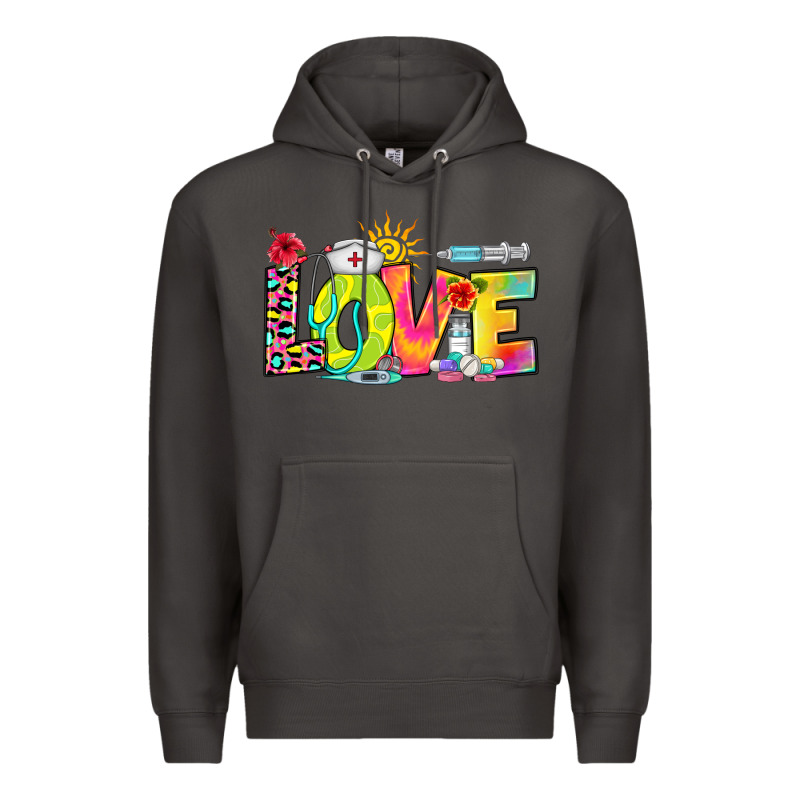 Love Nurse Summer Premium Hoodie by RanaPortraitStore | Teevron