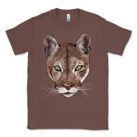 Chestnut florida panther  face Classic Tee - BarkalooDesign