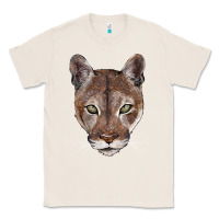 Natural florida panther  face Classic Tee - BarkalooDesign
