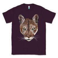 Plum florida panther  face Classic Tee - BarkalooDesign
