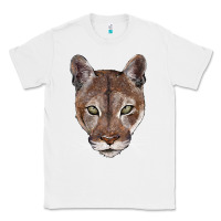 White florida panther  face Classic Tee - BarkalooDesign