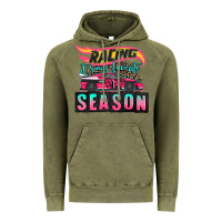 Vintage Olive racing it's my favorite season sport car Vintage Hoodie - AdoDesignShop