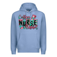 Colony Blue coffee nurse repeat Premium Hoodie - RanaPortraitStore