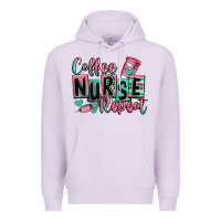 Lilac coffee nurse repeat Premium Hoodie - RanaPortraitStore
