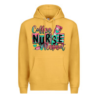Mustard coffee nurse repeat Premium Hoodie - RanaPortraitStore
