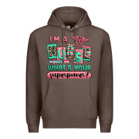 Coffee im a nurse whats your superpower Premium Hoodie - RanaPortraitStore