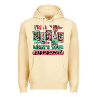 Im A Nurse Whats Your Superpower Premium Hoodie | Teevron