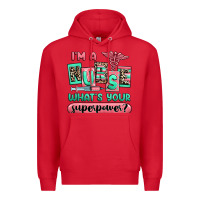 Red im a nurse whats your superpower Premium Hoodie - RanaPortraitStore