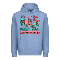 Colony Blue im a nurse whats your superpower Premium Hoodie - RanaPortraitStore