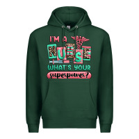 Sports Green im a nurse whats your superpower Premium Hoodie - RanaPortraitStore