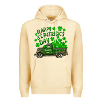Pina Colada happy st. patricks day shamrock farm truck Premium Hoodie - RanaPortraitStore