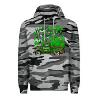 Slate Camo happy st. patricks day shamrock farm truck Premium Hoodie - RanaPortraitStore