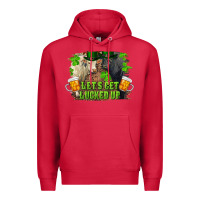 Cardinal lets get lucked up charolais and black angus bull Premium Hoodie - RanaPortraitStore