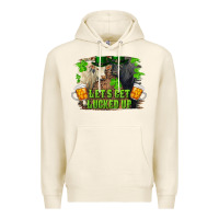Tofu lets get lucked up charolais and black angus bull Premium Hoodie - RanaPortraitStore