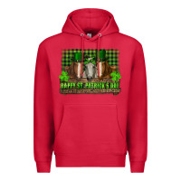 Cardinal happy st. patricks day horses with leprechaun Premium Hoodie - RanaPortraitStore