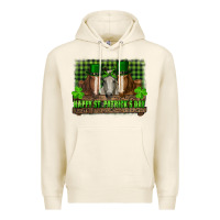 Tofu happy st. patricks day horses with leprechaun Premium Hoodie - RanaPortraitStore
