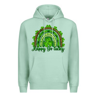 St. Patricks Day Happy Go Lucky Premium Hoodie | Teevron