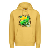Antique Gold lucky vibes Premium Hoodie - RanaPortraitStore