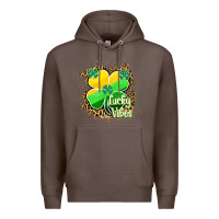 Coffee lucky vibes Premium Hoodie - RanaPortraitStore