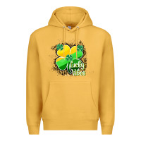 Mustard lucky vibes Premium Hoodie - RanaPortraitStore