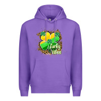 Purple lucky vibes Premium Hoodie - RanaPortraitStore