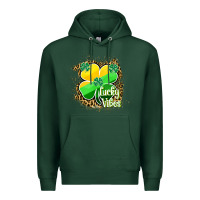 Sports Green lucky vibes Premium Hoodie - RanaPortraitStore