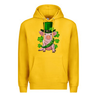Lemon st. patricks day lucky baby pig Premium Hoodie - RanaPortraitStore