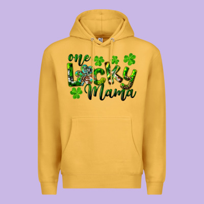 Premium Hoodie st. patricks day one lucky mama