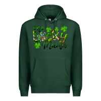 Sports Green st. patricks day one lucky mama Premium Hoodie - RanaPortraitStore