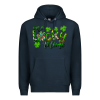 Navy st. patricks day one lucky mimi Premium Hoodie - RanaPortraitStore