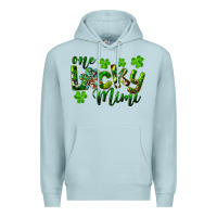 Blue Mist st. patricks day one lucky mimi Premium Hoodie - RanaPortraitStore