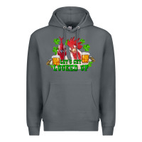 Rock st. patricks day roosters lets get lucked up Premium Hoodie - RanaPortraitStore