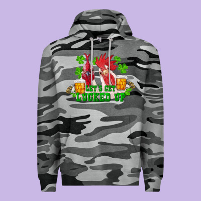 Premium Hoodie st. patricks day roosters lets get lucked up