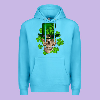 Premium Hoodie st. patricks day skull