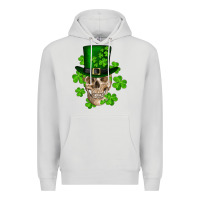 Dove Grey st. patricks day skull Premium Hoodie - RanaPortraitStore