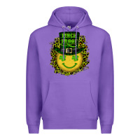 Purple st. patricks day pinch proof lucky face Premium Hoodie - RanaPortraitStore