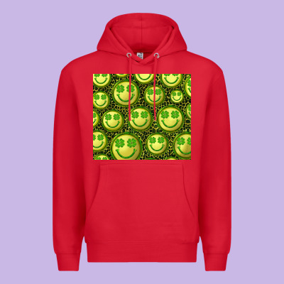 Premium Hoodie st. patricks day lucky face