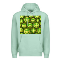 Seafoam st. patricks day lucky face Premium Hoodie - RanaPortraitStore