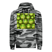 Slate Camo st. patricks day lucky face Premium Hoodie - RanaPortraitStore