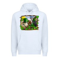 White st patricks day cows Premium Hoodie - RanaPortraitStore