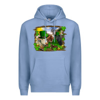 Colony Blue st patricks day cows Premium Hoodie - RanaPortraitStore