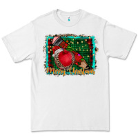 White merry Christmas teacher Premium Tee - CowhideDigitalArt