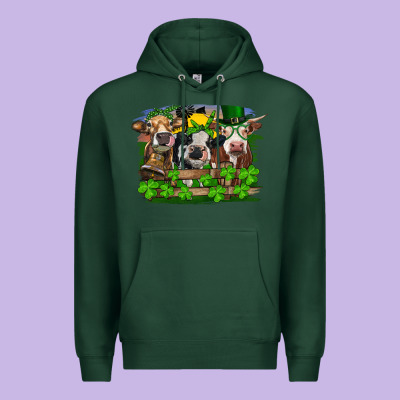 Premium Hoodie st patricks day heifers