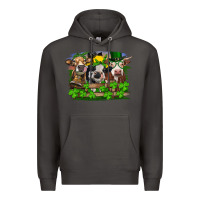 Smoke st patricks day heifers Premium Hoodie - RanaPortraitStore