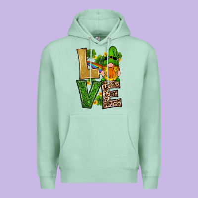 Premium Hoodie st patricks day gnomes shamrock love