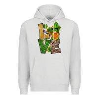 Dove Grey st patricks day gnomes shamrock love Premium Hoodie - RanaPortraitStore